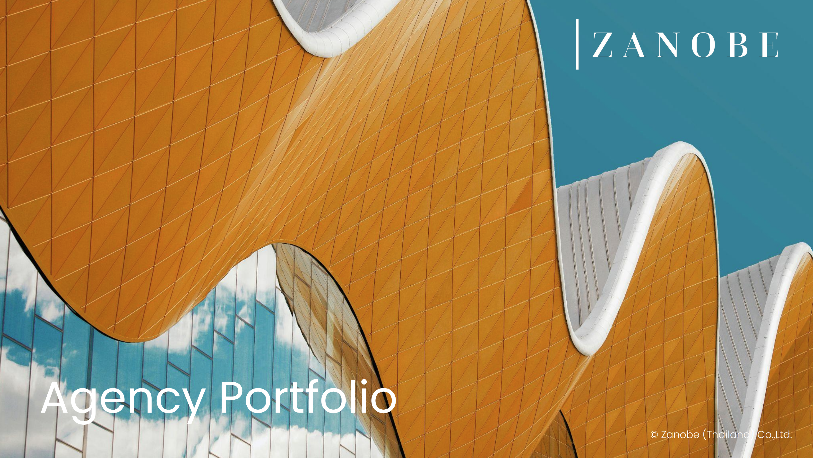 Zanobe Agency Portfolio 2025 Cover